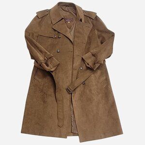 Elegant Tan Men's Trench Coat